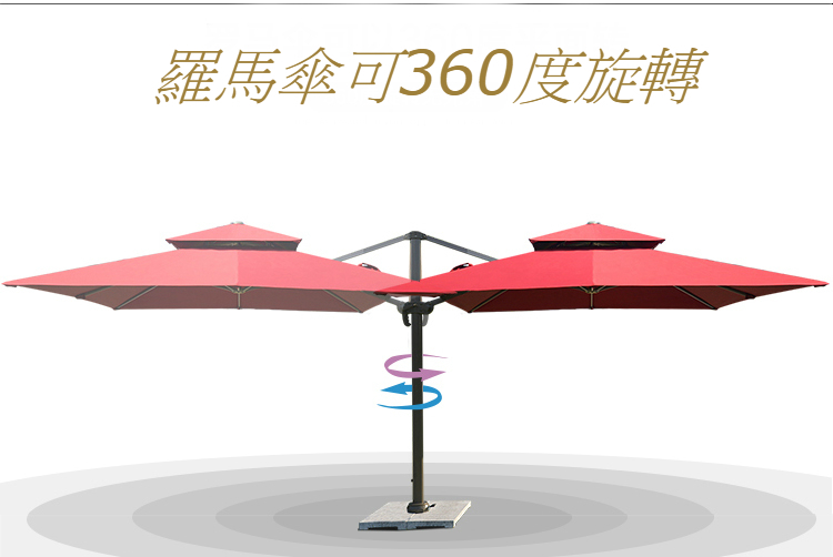 羅馬傘旋轉